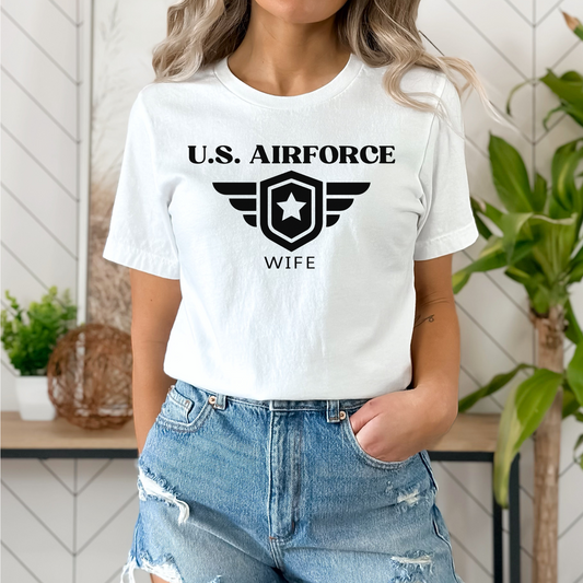 US Airforce Wife - Unisex Jersey Tee