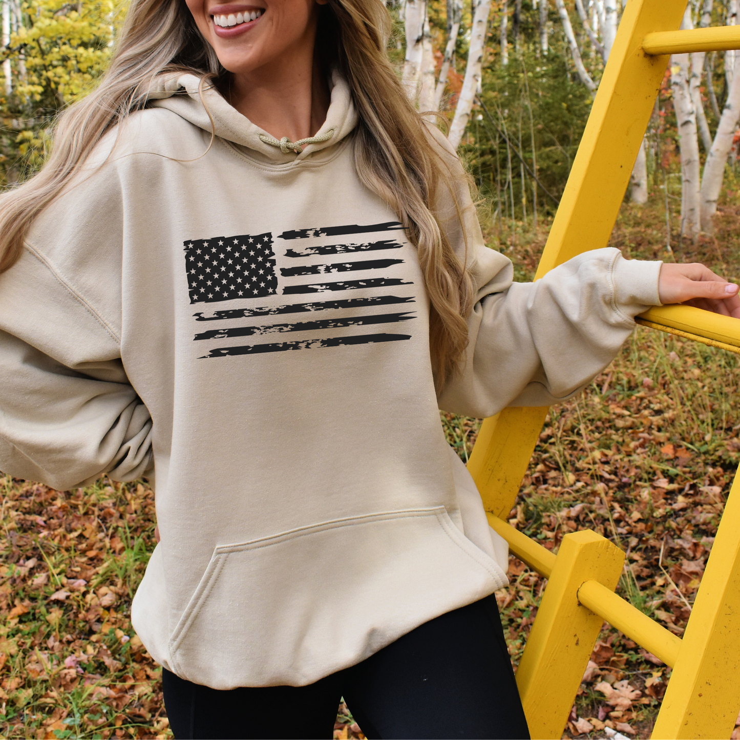 American Flag - Unisex Hoodie