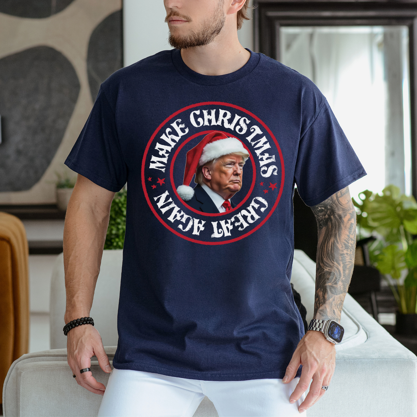 Make Christmas Great Again - Classic Heavyweight T-Shirt