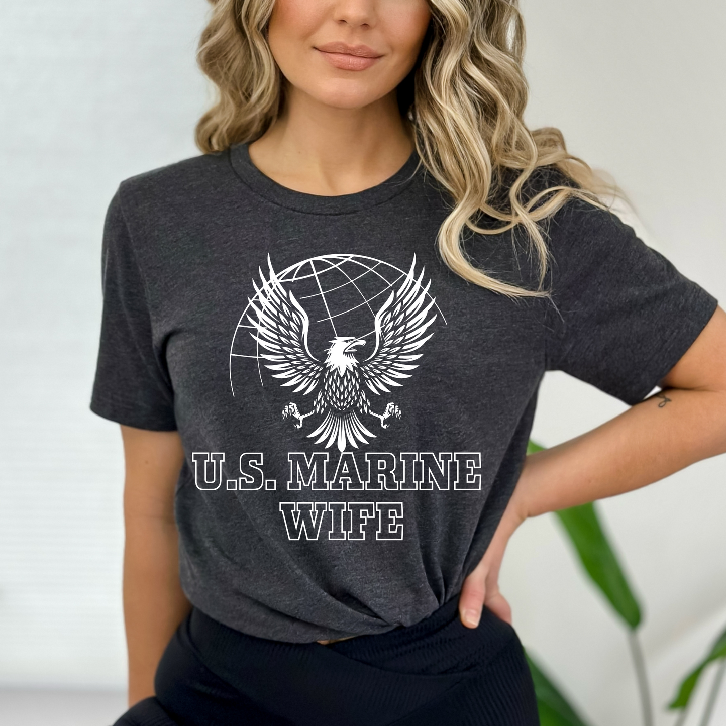 Proud Marine Wife - Unisex Jersey Tee