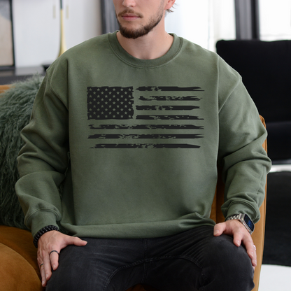 American Flag - Unisex Crewneck Sweatshirt