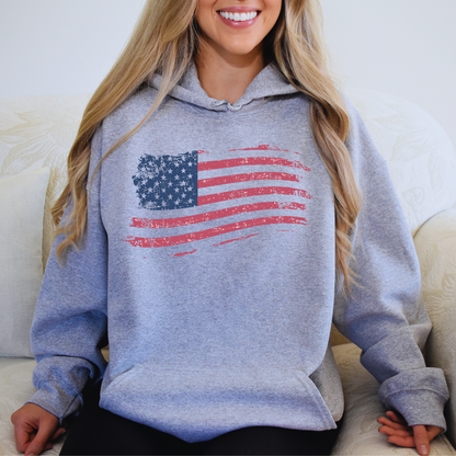 American Flag - Unisex Hoodie