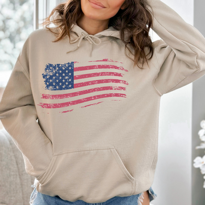 American Flag - Unisex Hoodie