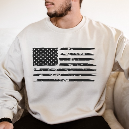 American Flag - Unisex Crewneck Sweatshirt