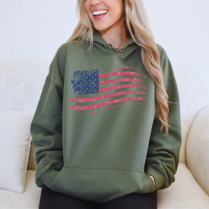 American Flag - Unisex Hoodie