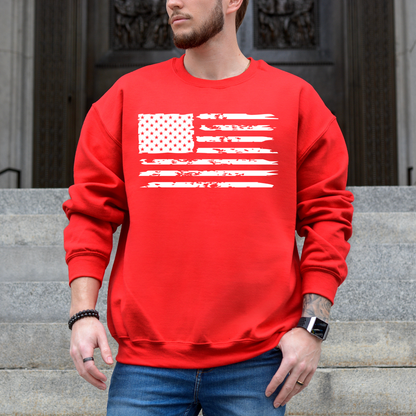 American Flag - Unisex Crewneck Sweatshirt