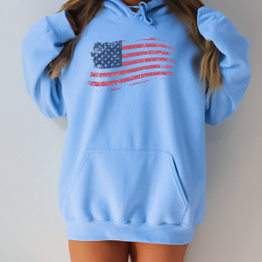 American Flag - Unisex Hoodie
