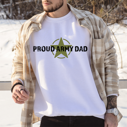 Proud Army Dad - Unisex Crewneck Sweatshirt