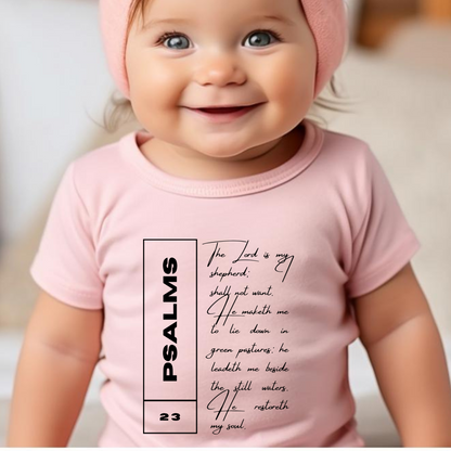 Psalms 23 - Baby Jersey Tee