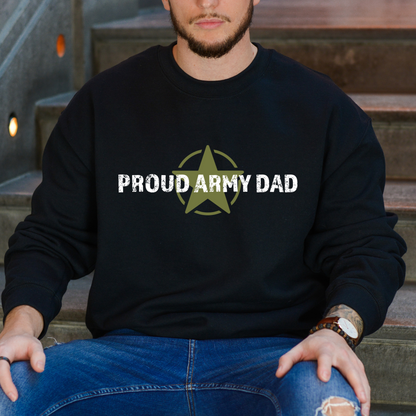 Proud Army Dad - Unisex Crewneck Sweatshirt
