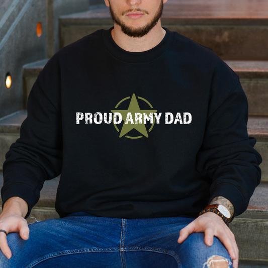 Proud Army Dad - Unisex Crewneck Sweatshirt