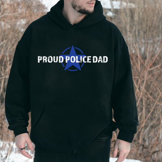 Proud Police Dad - Unisex Hoodie