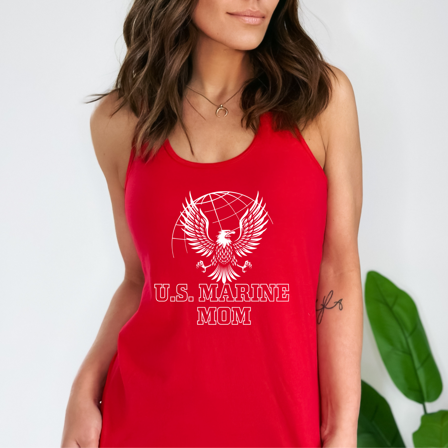 U.S. Marine Mom - Women's Racerback Tank