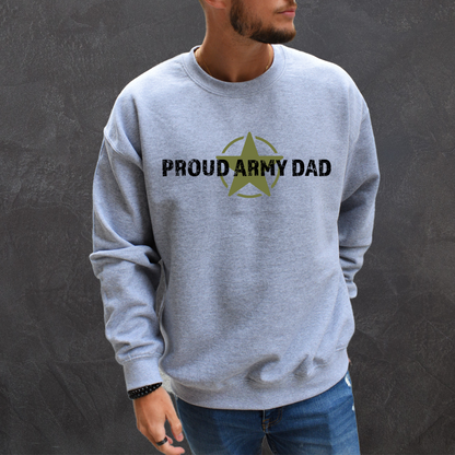 Proud Army Dad - Unisex Crewneck Sweatshirt