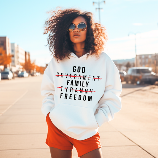 God Family Freedom - Unisex Hoodie