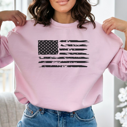 American Flag - Unisex Crewneck Sweatshirt