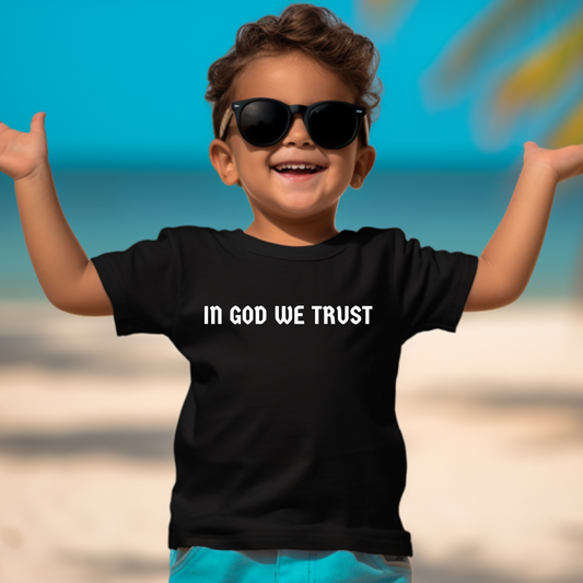 In God We Trust - Toddler Jersey Tee