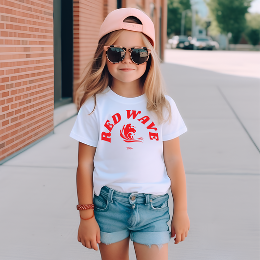 Red Wave 2024 - Toddler Jersey Tee