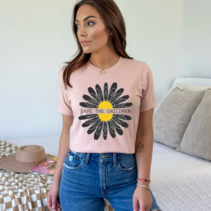 Save The Children Sunflower - Unisex Jersey Tee