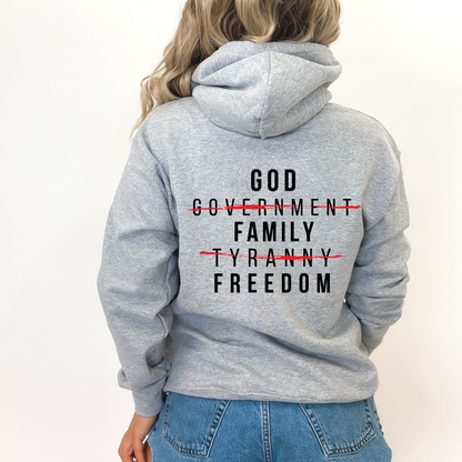 God Family Freedom - Unisex Hoodie