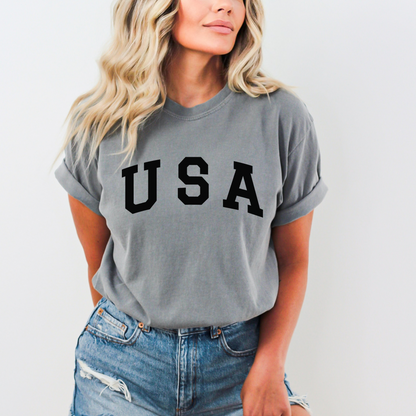 USA - Unisex Garment-Dyed Heavyweight Tee