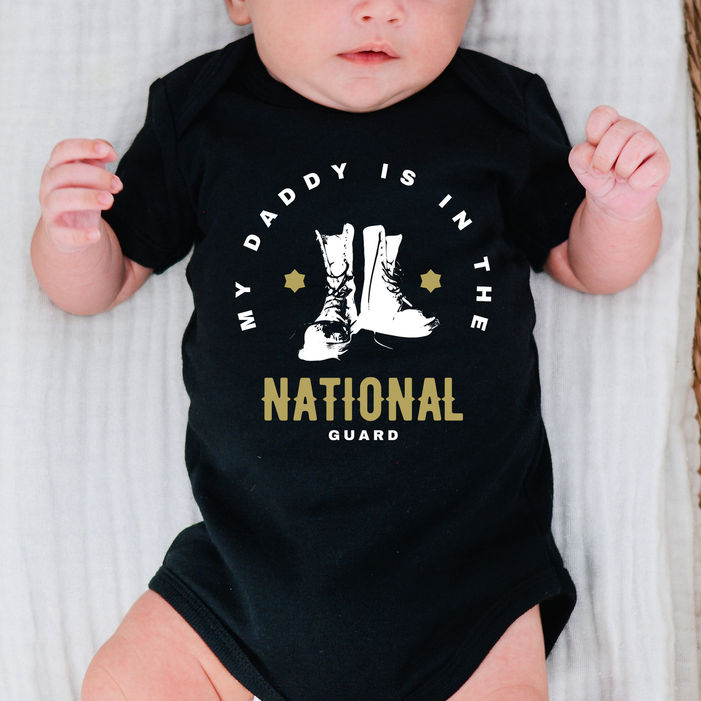 Proud National Guard Baby - Baby Onesie