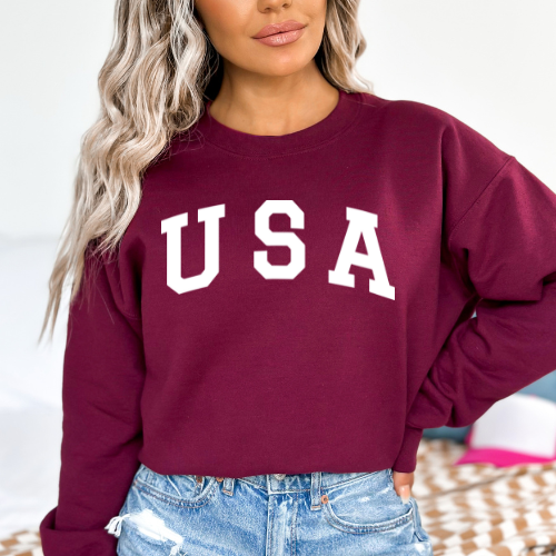 USA - Unisex Crewneck Sweatshirt