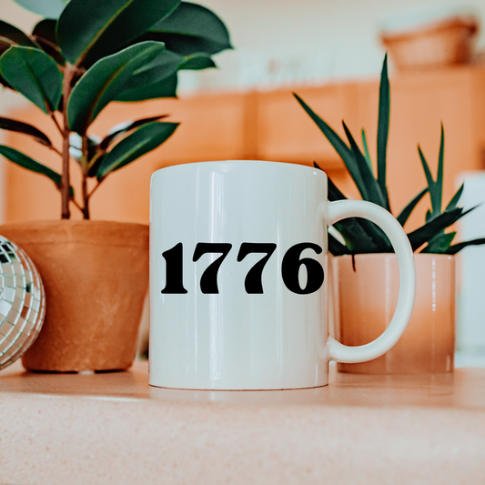 1776 - White Glossy Mug