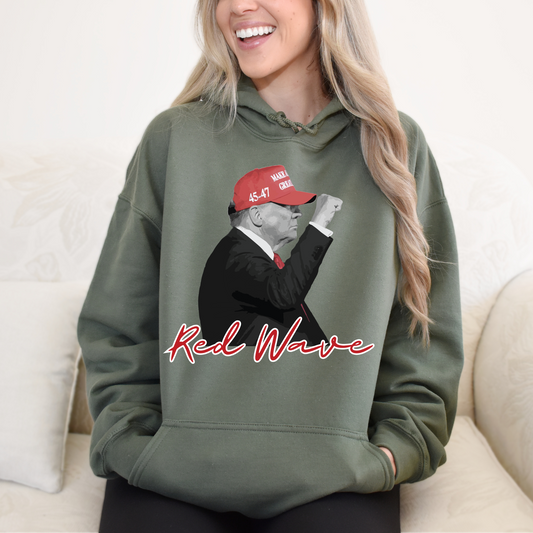 Trump Red Wave - Unisex Hoodie