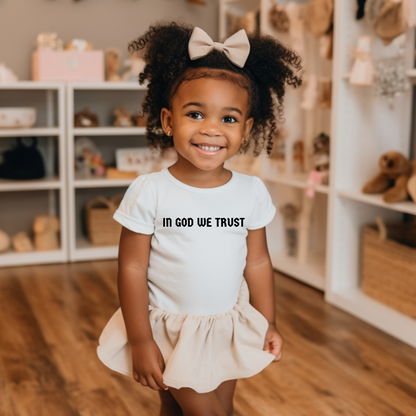 In God We Trust - Toddler Jersey Tee