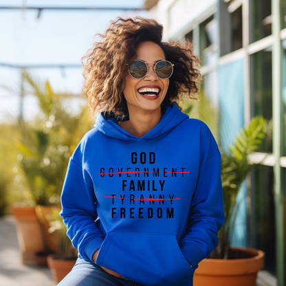 God Family Freedom - Unisex Hoodie