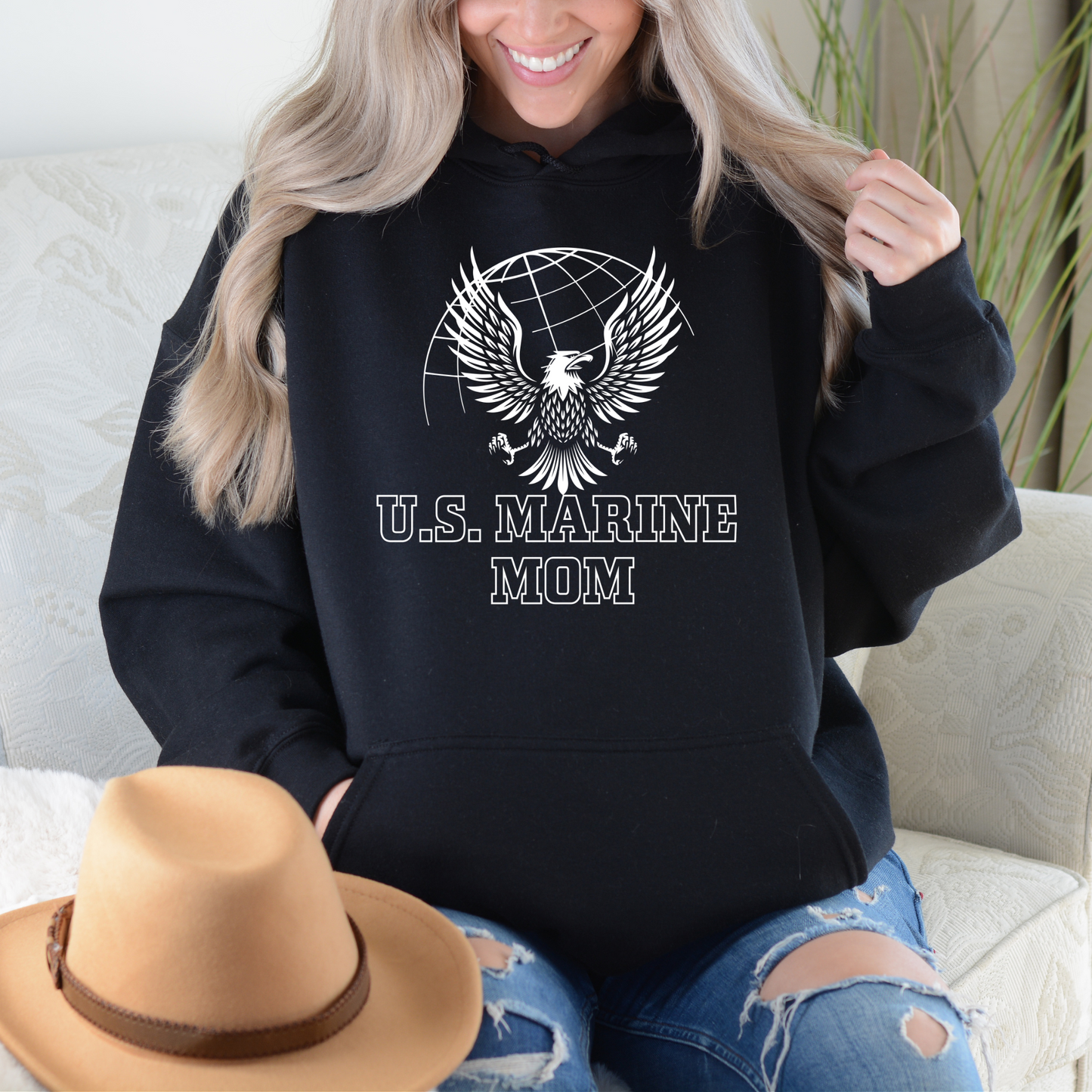 U.S Marine Mom - Unisex Hoodie