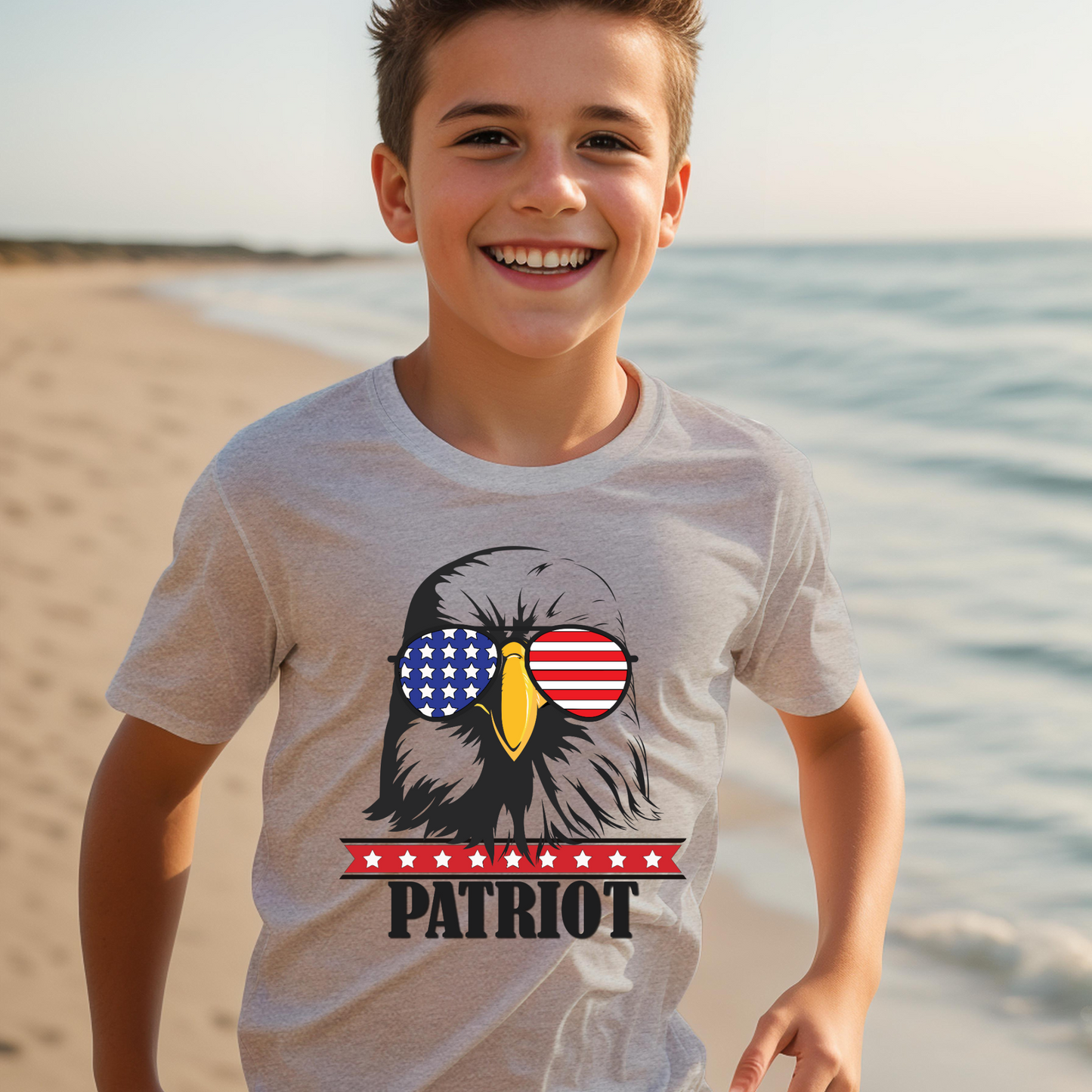 Patriot Eagle - Youth Short Sleeve T-Shirt