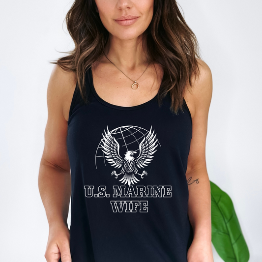 U.S. Marine Wife - Women's Racerback Tank