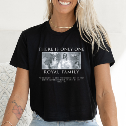 There is Only One Royal Family - Women's Flowy Cropped Tee