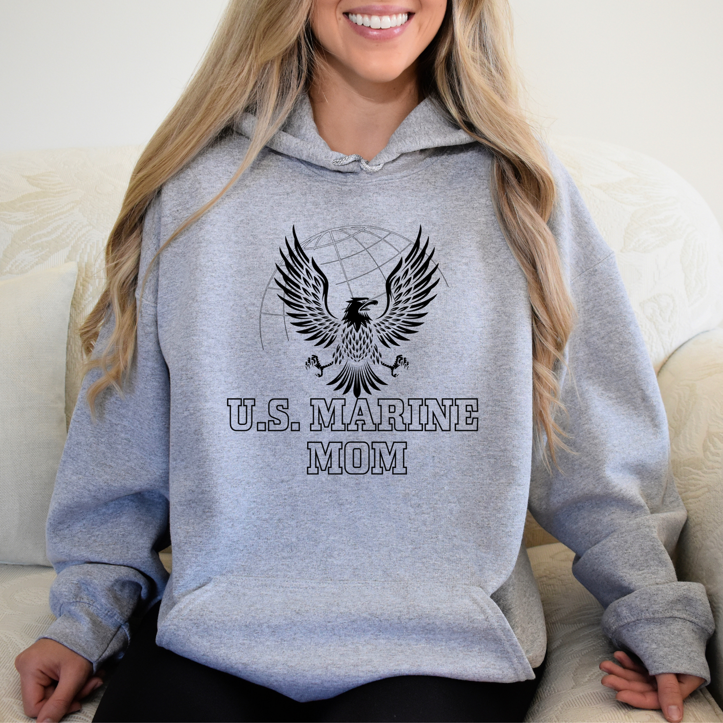 U.S Marine Mom - Unisex Hoodie