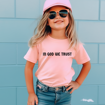 In God We Trust - Toddler Jersey Tee