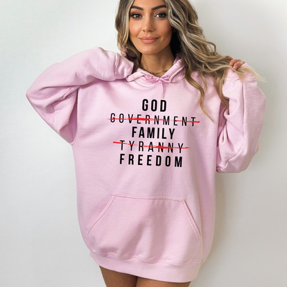 God Family Freedom - Unisex Hoodie