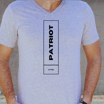 Patriot 1776 - Unisex Jersey V-Neck Tee