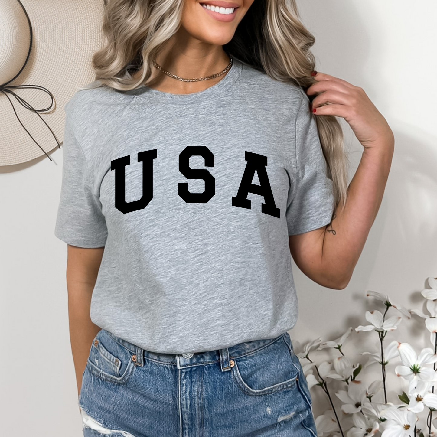 USA - Unisex Jersey Tee