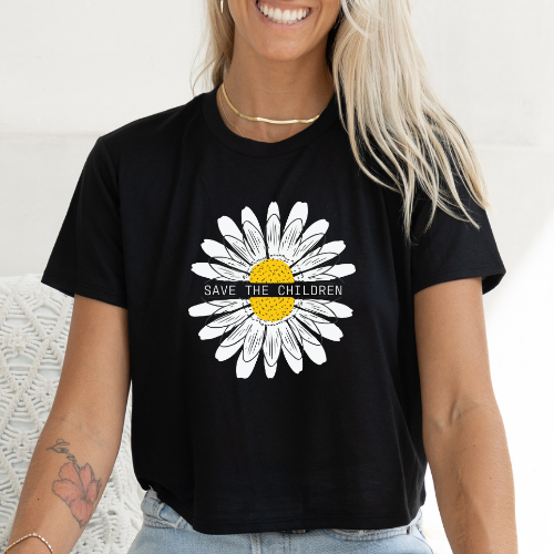 Save the Children - Women's Flowy Cropped Tee