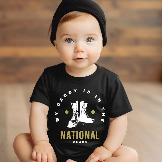 Proud National Guard Baby - Baby Jersey Tee