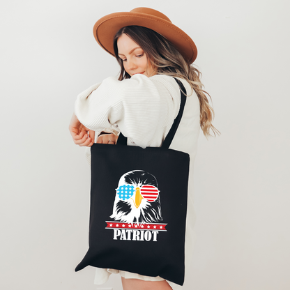 Patriot Eagle - Cotton Canvas Tote Bag
