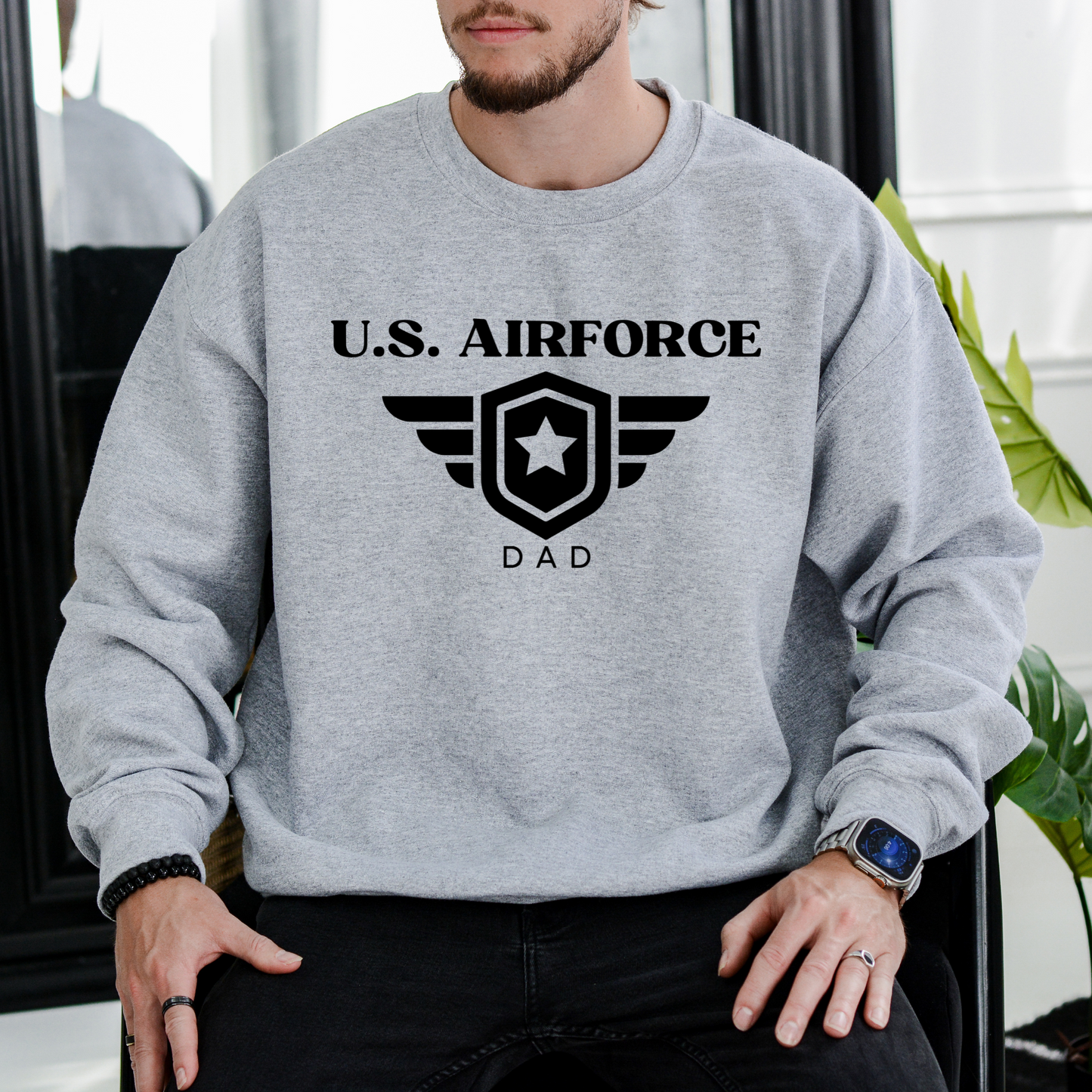 U.S. Air Force Dad - Unisex Crewneck Sweatshirt