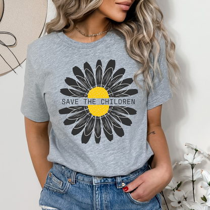 Save The Children Sunflower - Unisex Jersey Tee