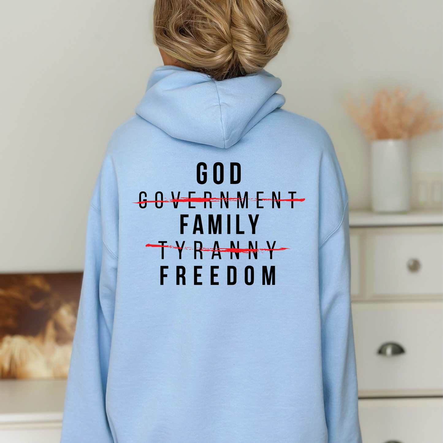 God Family Freedom - Unisex Hoodie