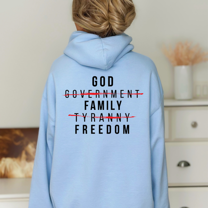 God Family Freedom - Unisex Hoodie