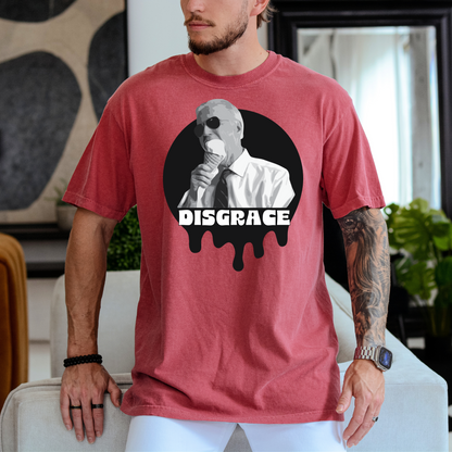 Joe Biden Disgrace - Unisex Garment-Dyed Heavyweight Tee