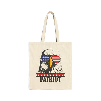Patriot Eagle - Cotton Canvas Tote Bag