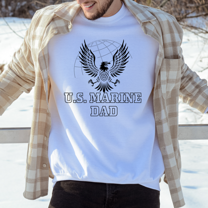 U.S. Marine Dad - Unisex Crewneck Sweatshirt